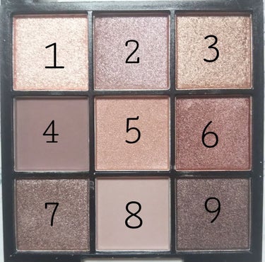 UR GLAM　BLOOMING EYE COLOR PALETTE/U R GLAM/アイシャドウパレットを使ったクチコミ（3枚目）