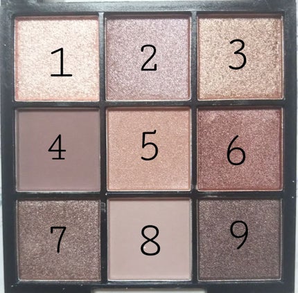 UR GLAM BLOOMING EYE COLOR PALETTE/U R GLAM/アイシャドウパレットを使ったクチコミ(3枚目)