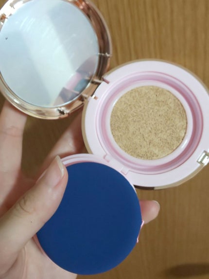 ピンクティーツリーカバークッション/APLIN/クッションファンデーションを使ったクチコミ(3枚目)