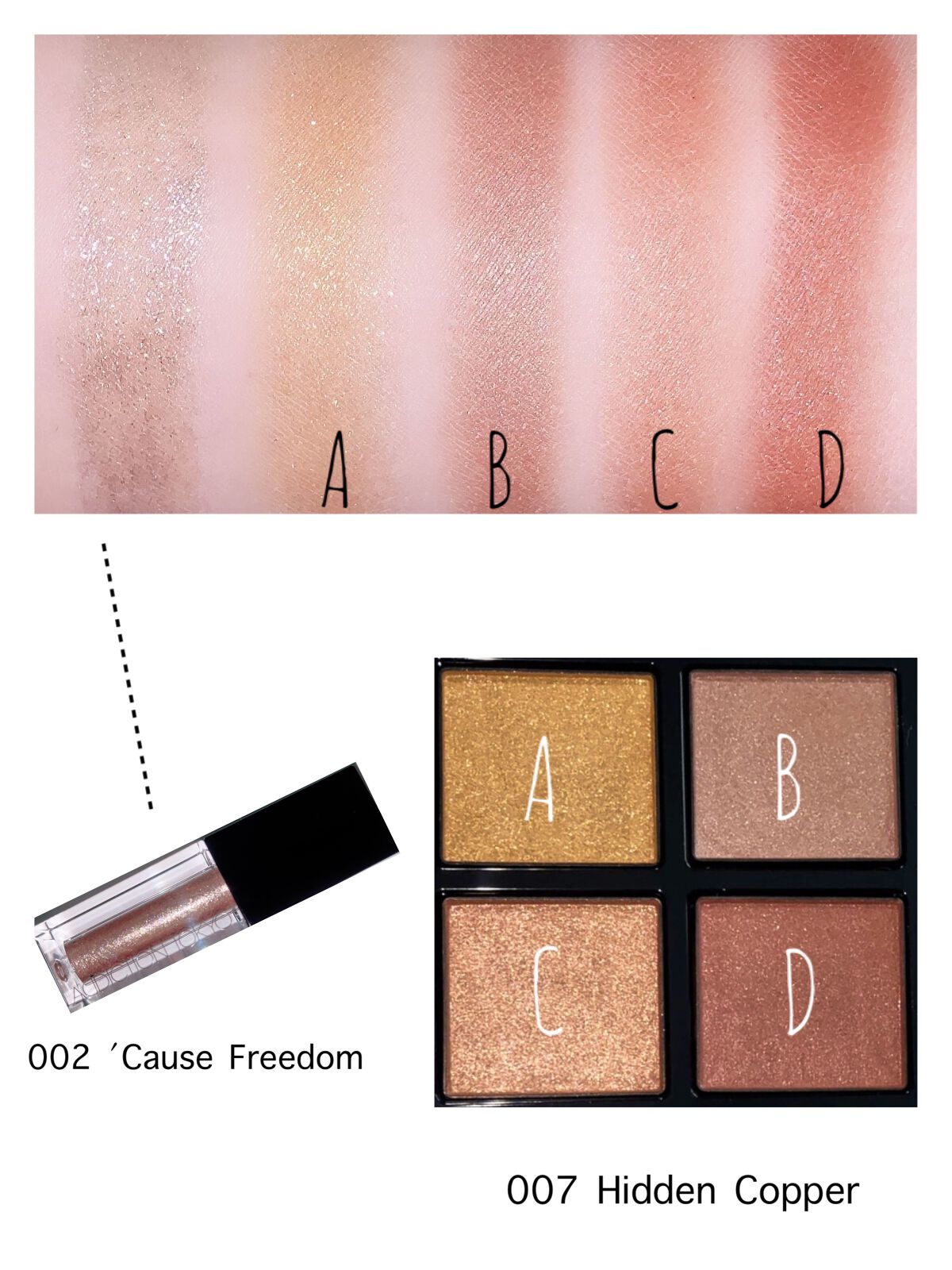 ザ リキッド アイシャドウ　ウルトラスパークル 002 'Cause Freedom/ADDICTION/リキッドアイシャドウを使ったクチコミ（2枚目）