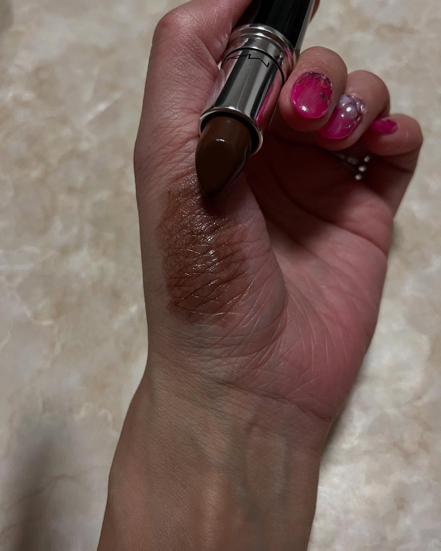 ラスターガラス リップスティック/M・A・C/口紅を使ったクチコミ(2枚目)