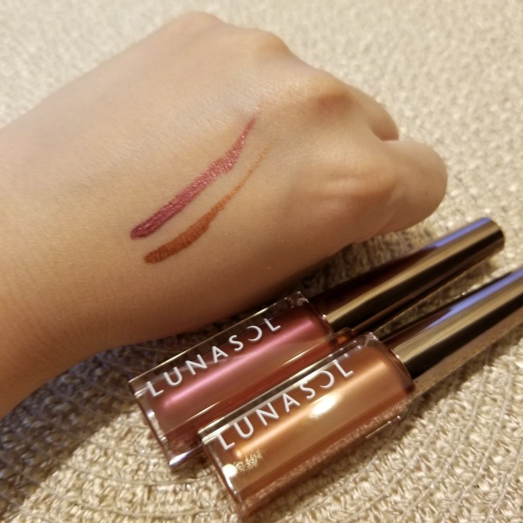 メタリックライナー/LUNASOL/リキッドアイライナーを使ったクチコミ(3枚目)