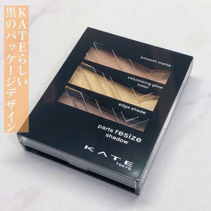 パーツリサイズシャドウ YL-1 キャメルイエロー/KATE/アイシャドウパレットを使ったクチコミ(2枚目)
