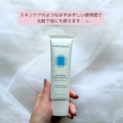 アクアティカサンスクリーン100/Cell Fusion C(セルフュージョンシー)/日焼け止めクリームを使ったクチコミ(2枚目)