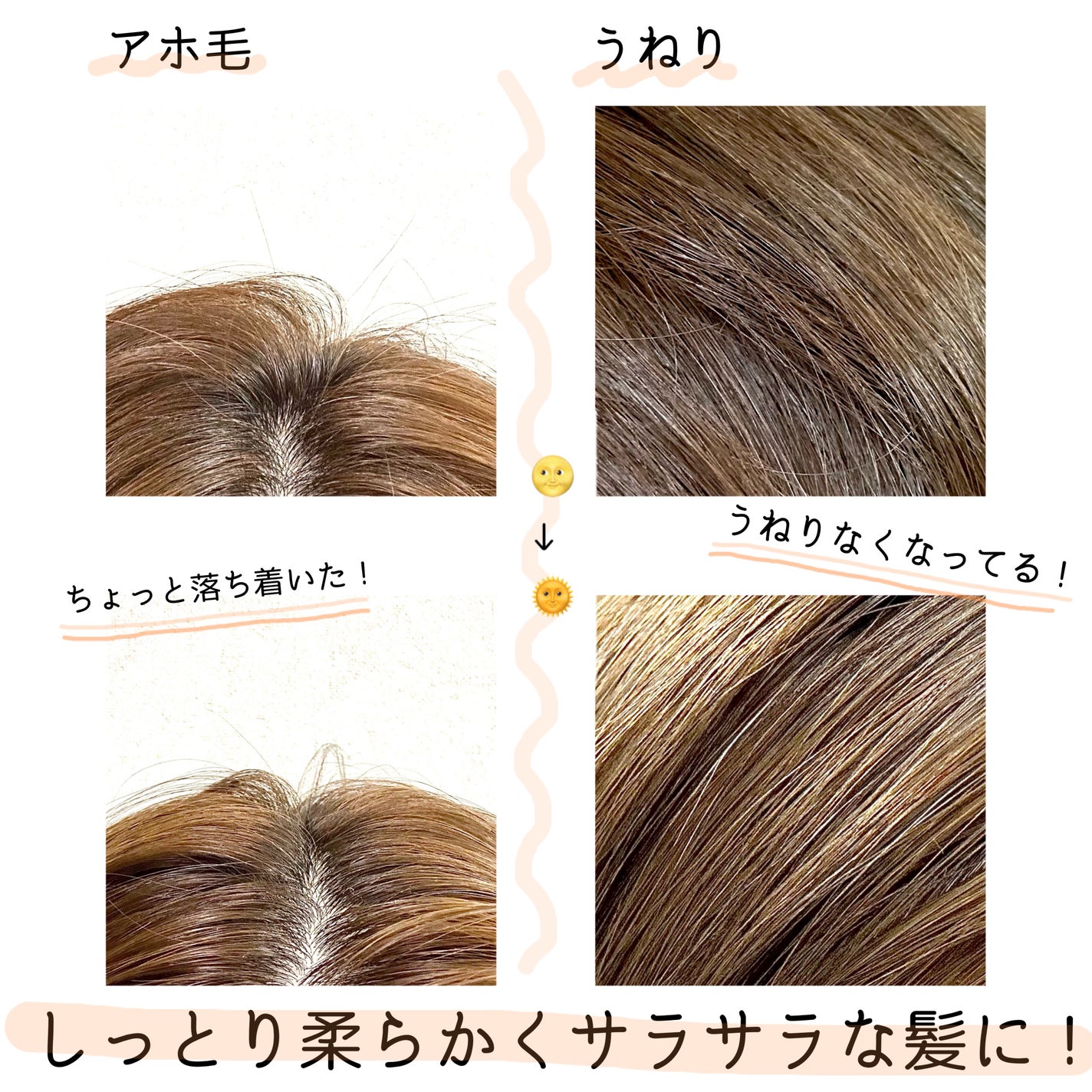ナイトリペア 2WAY ヘアミルク モイスト/ハニーク/ヘアミルクを使ったクチコミ(5枚目)