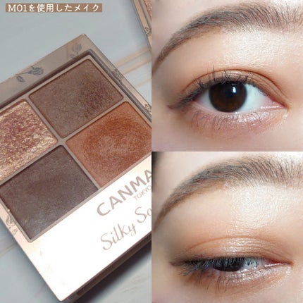シルキースフレアイズ(マットタイプ)/キャンメイク/アイシャドウパレットを使ったクチコミ(6枚目)