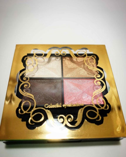 カラフルアイシャドウ/DAISO/アイシャドウパレットを使ったクチコミ(2枚目)