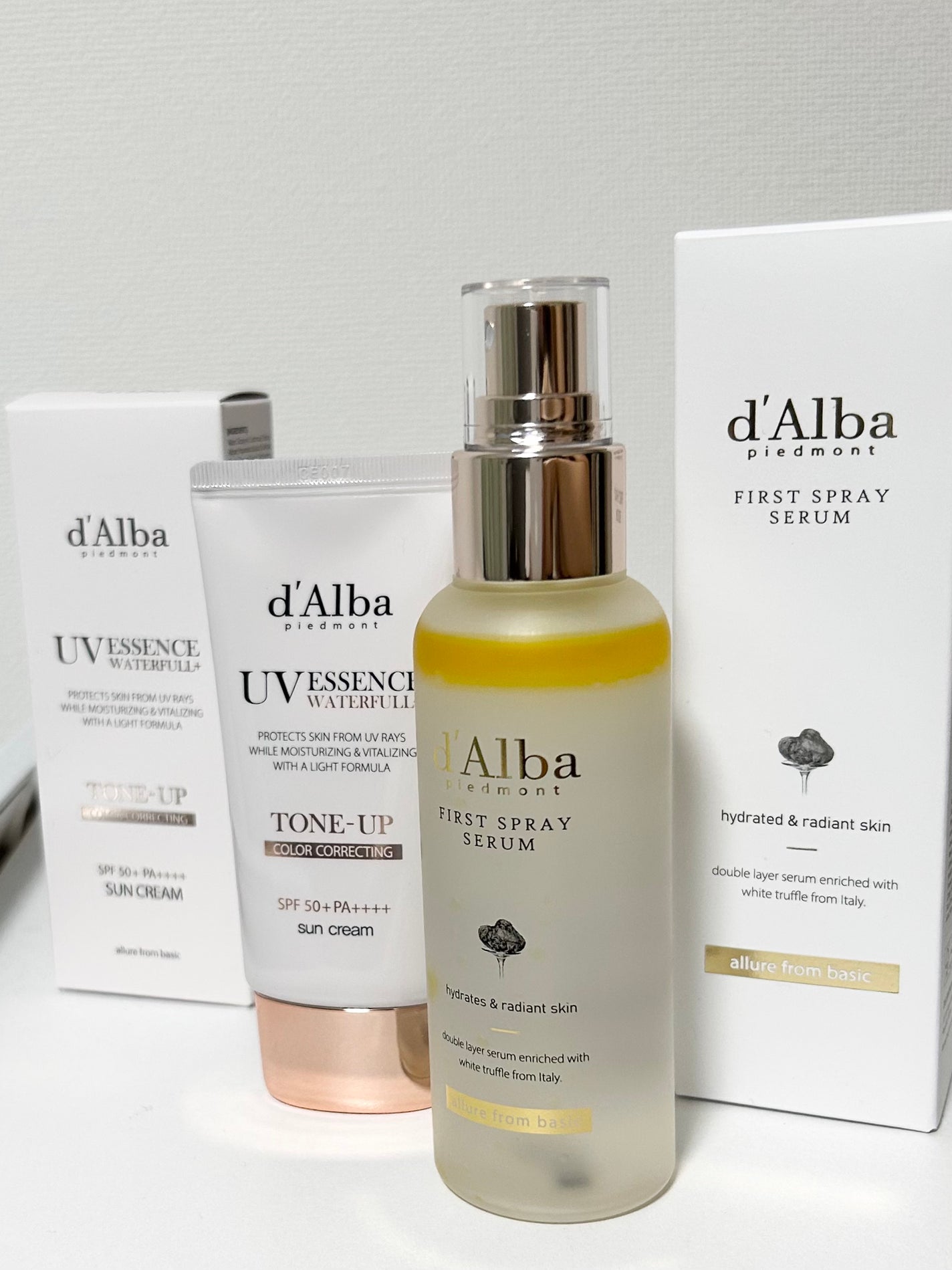 ダルバ ホワイトトリュフファーストスプレーセラム/ダルバ/ミスト状化粧水を使ったクチコミ(5枚目)