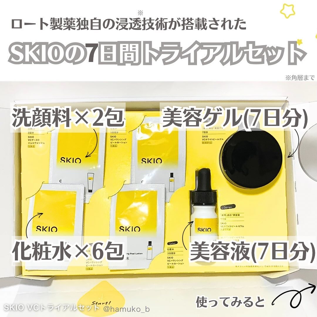 SKIOトライアルキット/SKIO/トライアルキットを使ったクチコミ（2枚目）