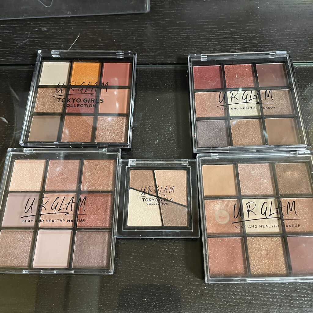UR GLAM　BLOOMING EYE COLOR PALETTE/U R GLAM/アイシャドウパレットを使ったクチコミ（1枚目）