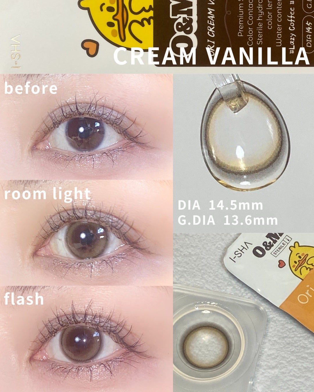 O&ME/i-sha/ワンデー(1DAY)カラコンを使ったクチコミ(4枚目)