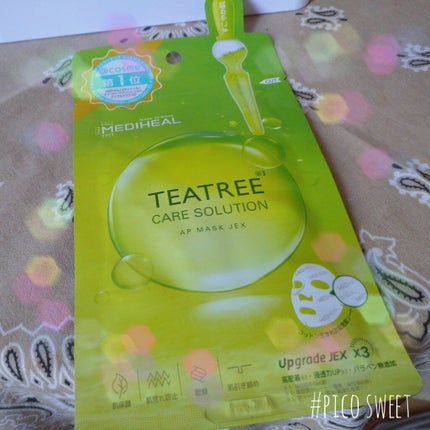 ティーツリーケアソリューション アンプルマスクJEX/MEDIHEAL/シートマスク・パックを使ったクチコミ(1枚目)