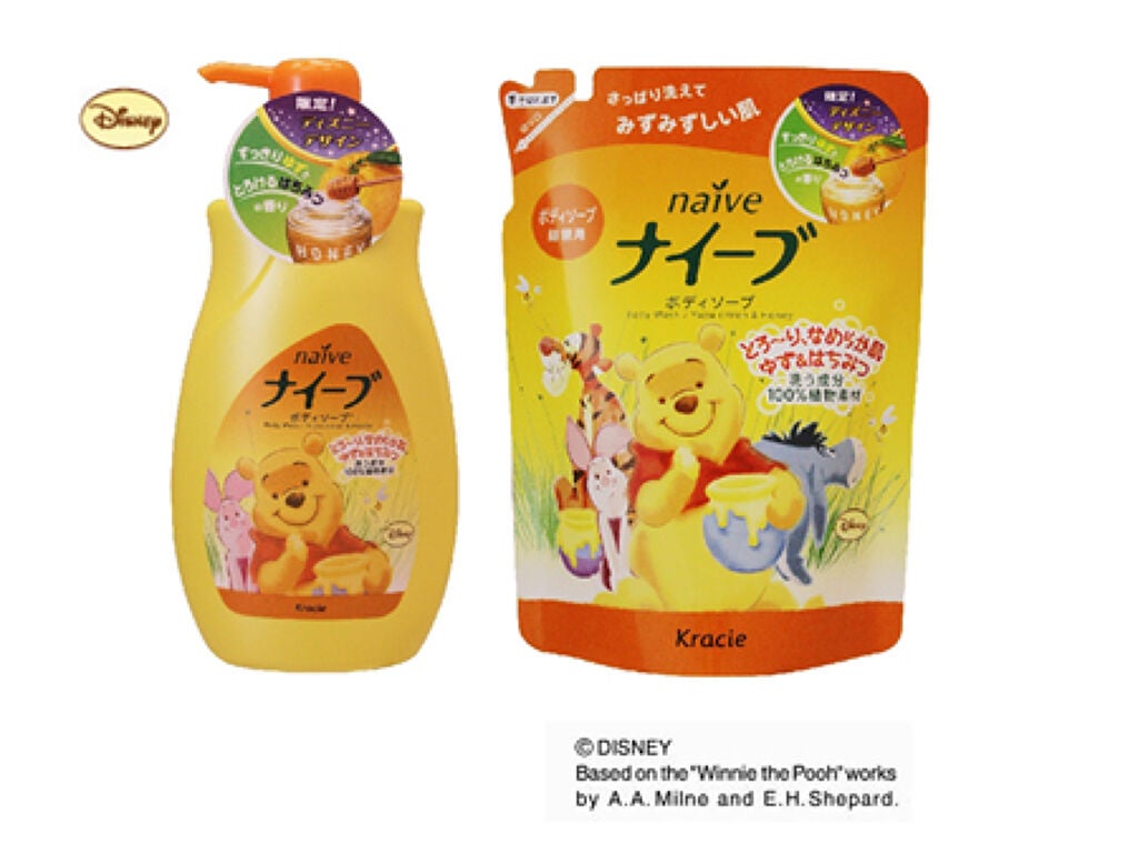 ナイーブ ボディソープ ディズニーデザイン(ゆず&はちみつ)ジャンボ ナイーブ