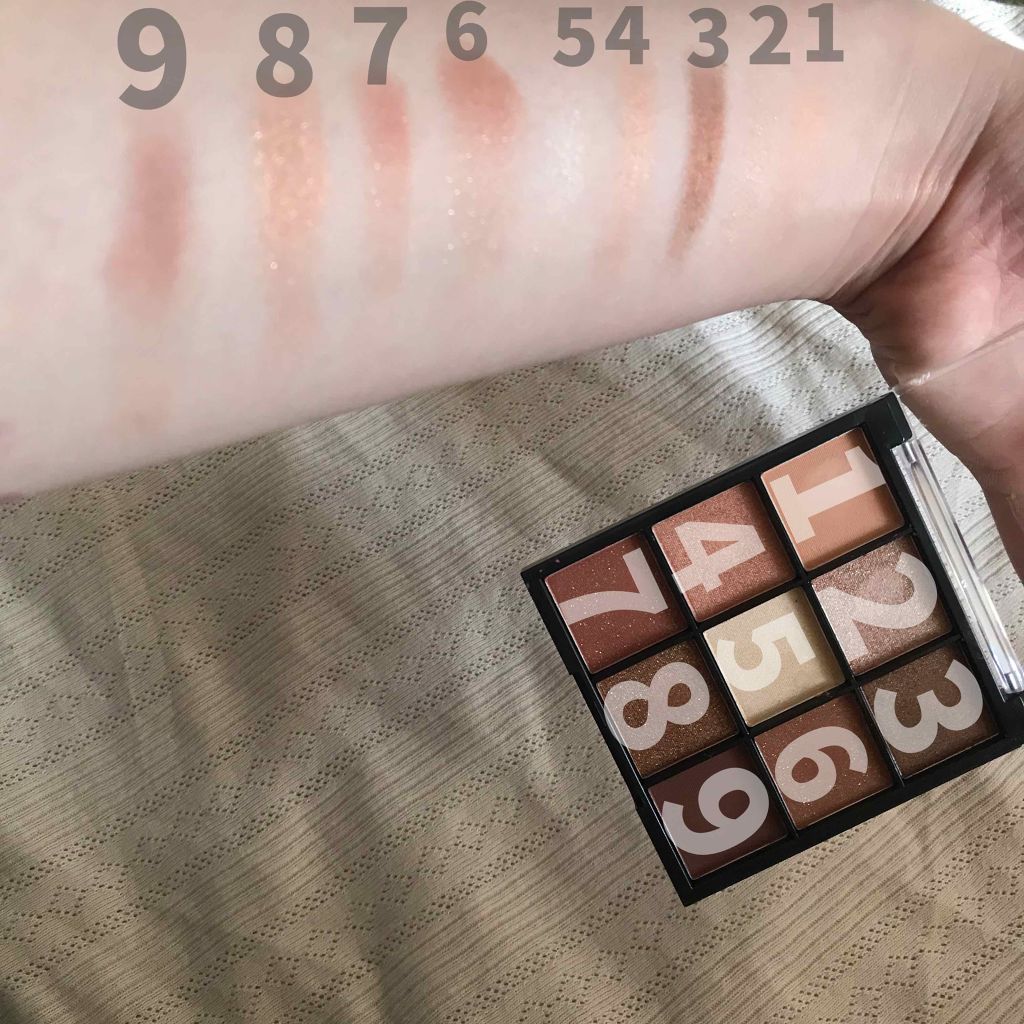 UR GLAM BLOOMING EYE COLOR PALETTE/U R GLAM/アイシャドウパレットを使ったクチコミ(2枚目)