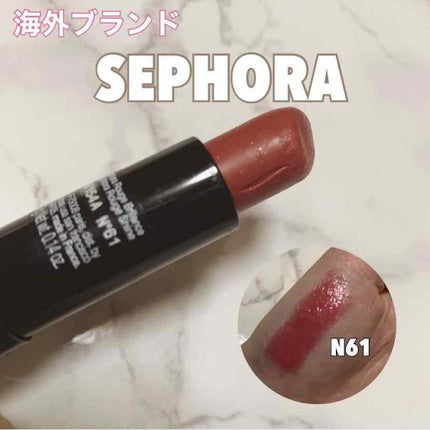 SEPHORA Rouge Shine Lipstick/SEPHORA/口紅を使ったクチコミ(1枚目)