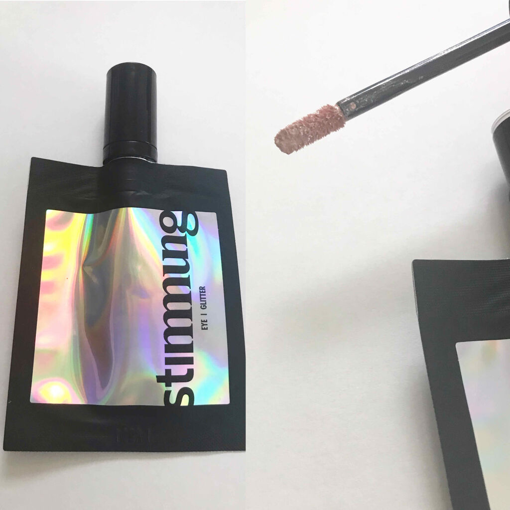 リキッド アイ グリッター/stimmung/グリッターを使ったクチコミ（2枚目）