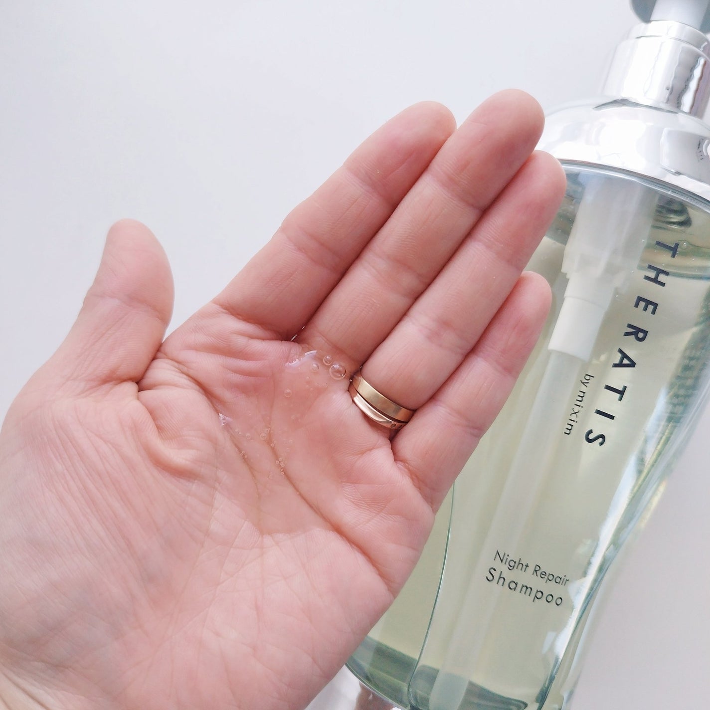 ナイトリペア シャンプー/ヘアトリートメント/THERATIS/シャンプー・コンディショナーを使ったクチコミ(2枚目)