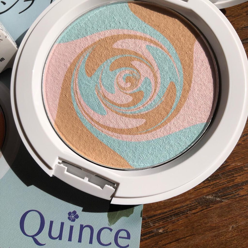 スキンプロポーショニングパウダー クリアナチュラル/Quince/プレストパウダーを使ったクチコミ（2枚目）