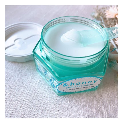 アンドハニー サボン クレンジングバーム ブルークレイ/&honey/クレンジングバームを使ったクチコミ(4枚目)