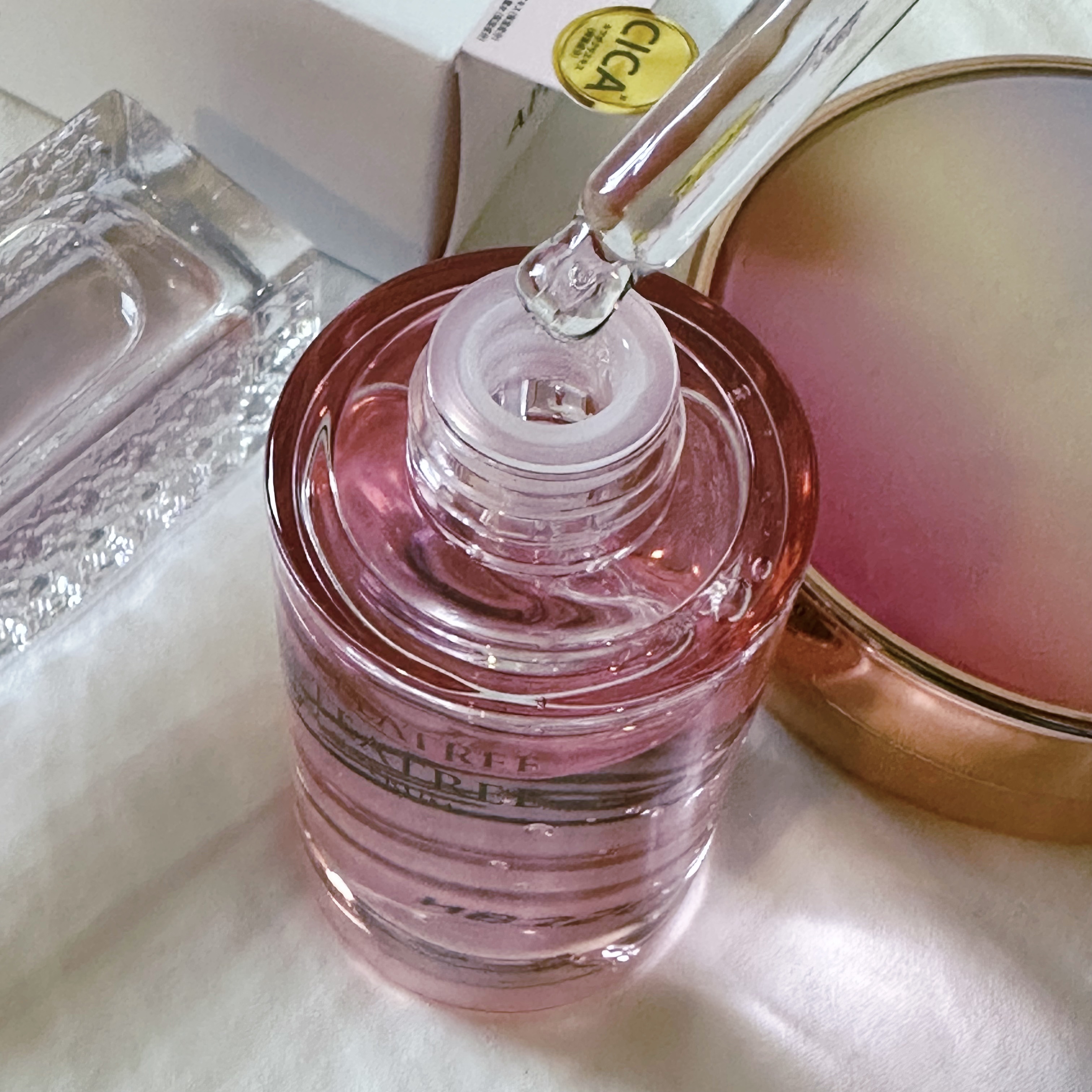 ピンクティーツリーシナジーセラム/APLIN/美容液を使ったクチコミ（3枚目）