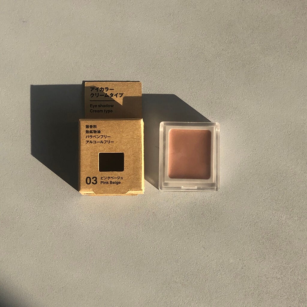 アイカラー クリームタイプ/無印良品/ジェル・クリームアイシャドウを使ったクチコミ(2枚目)