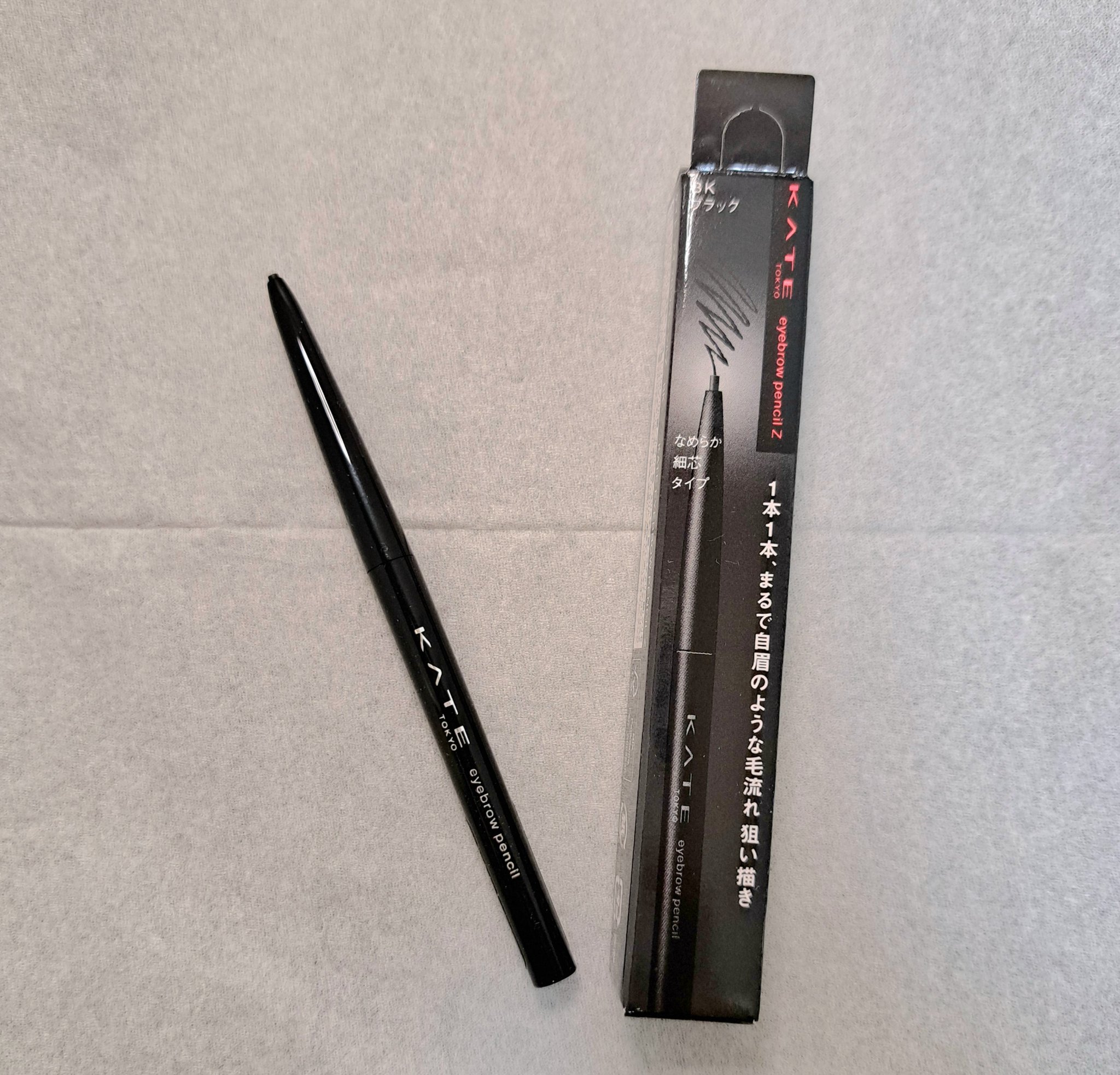 アイブロウペンシルＺ BK ブラック/KATE/アイブロウペンシルを使ったクチコミ（2枚目）
