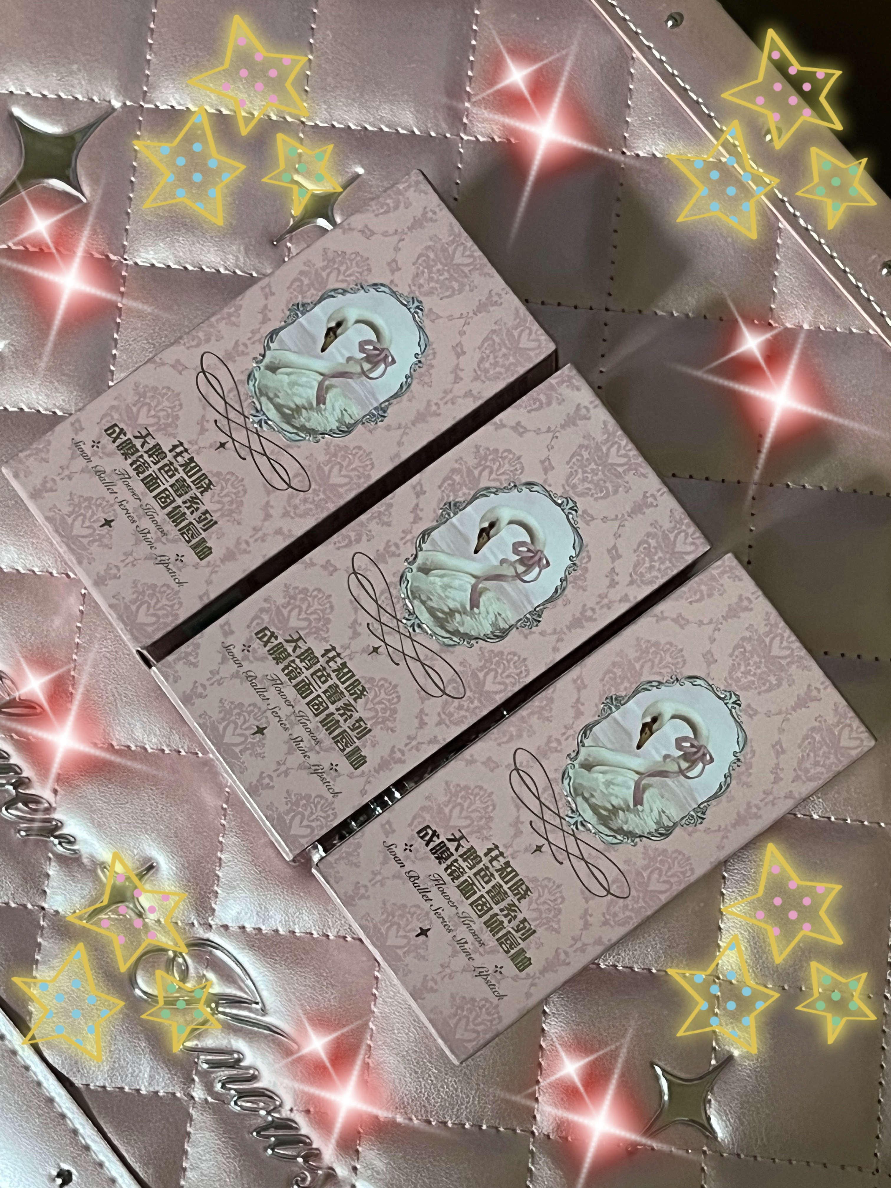 【PGM】フラワーノーズ　スワンバレエシリーズ　ハンドミラーなど4点セット 試してみた】スワンバレエシリーズ ハンドミラー FlowerKnowsの