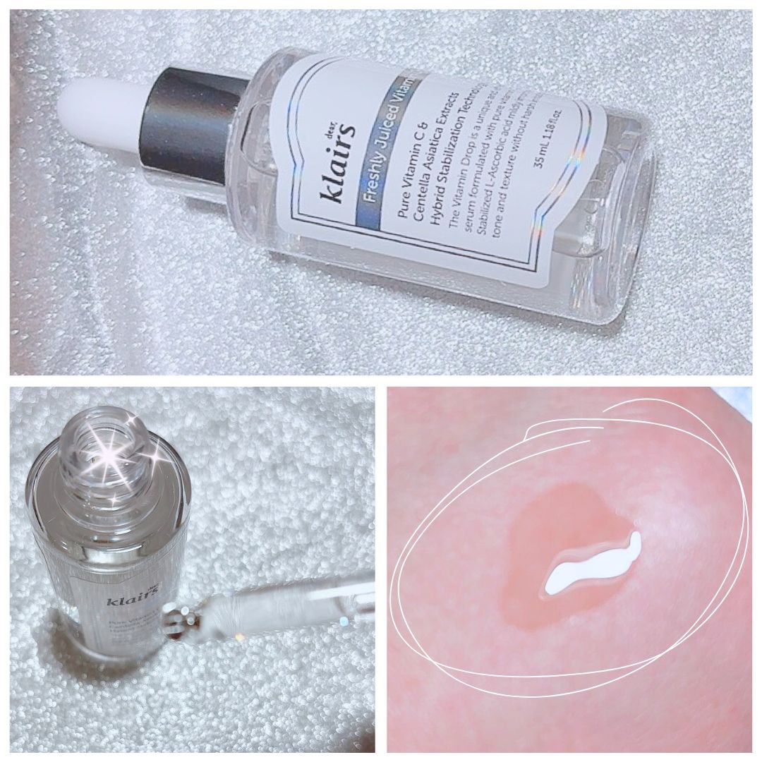 フレッシュリージュースドビタミンドロップ(35ml)/Klairs/美容液を使ったクチコミ(2枚目)