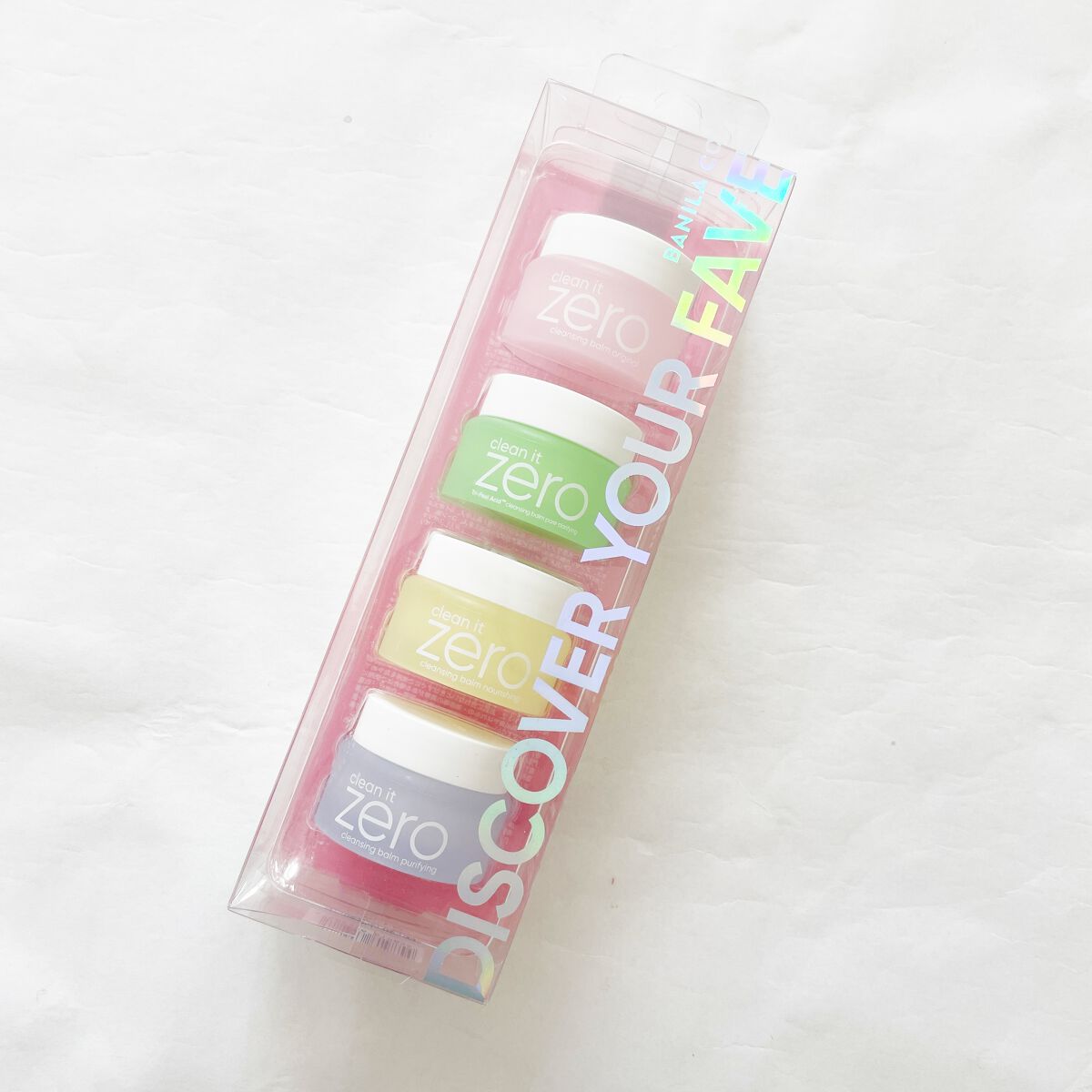 バニラコクレンジングバーム ディスカバリーキット/BANILA CO/その他キットセットを使ったクチコミ（2枚目）