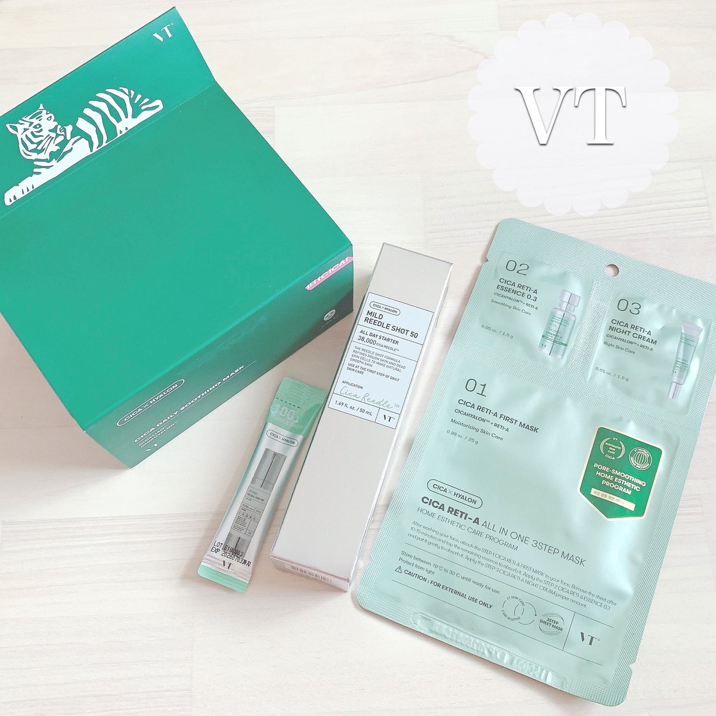 CICA デイリースージングマスク/VT/シートマスク・パックを使ったクチコミ(1枚目)