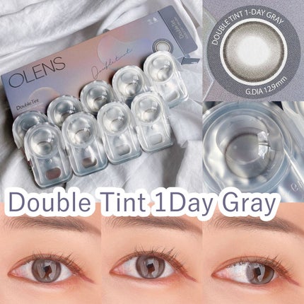 Double Tint 1day/OLENS/カラーコンタクトレンズを使ったクチコミ(3枚目)