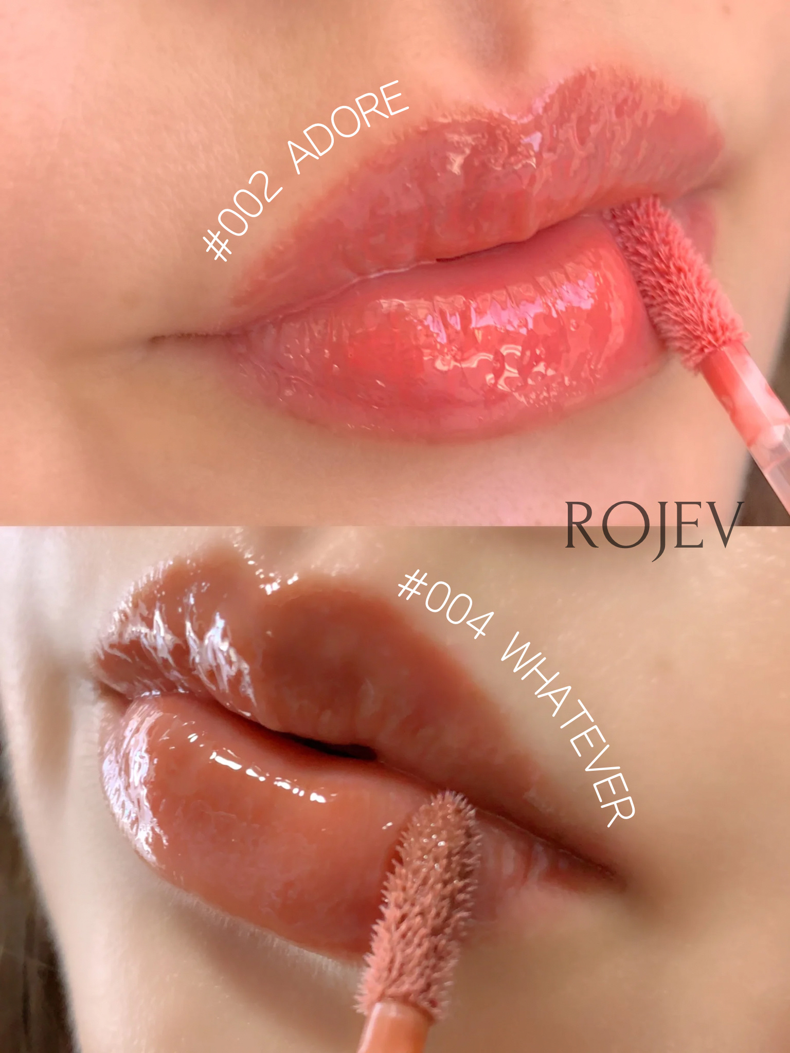 LIP PLUMPER GLAZE TINT/ROJEV/口紅を使ったクチコミ（2枚目）