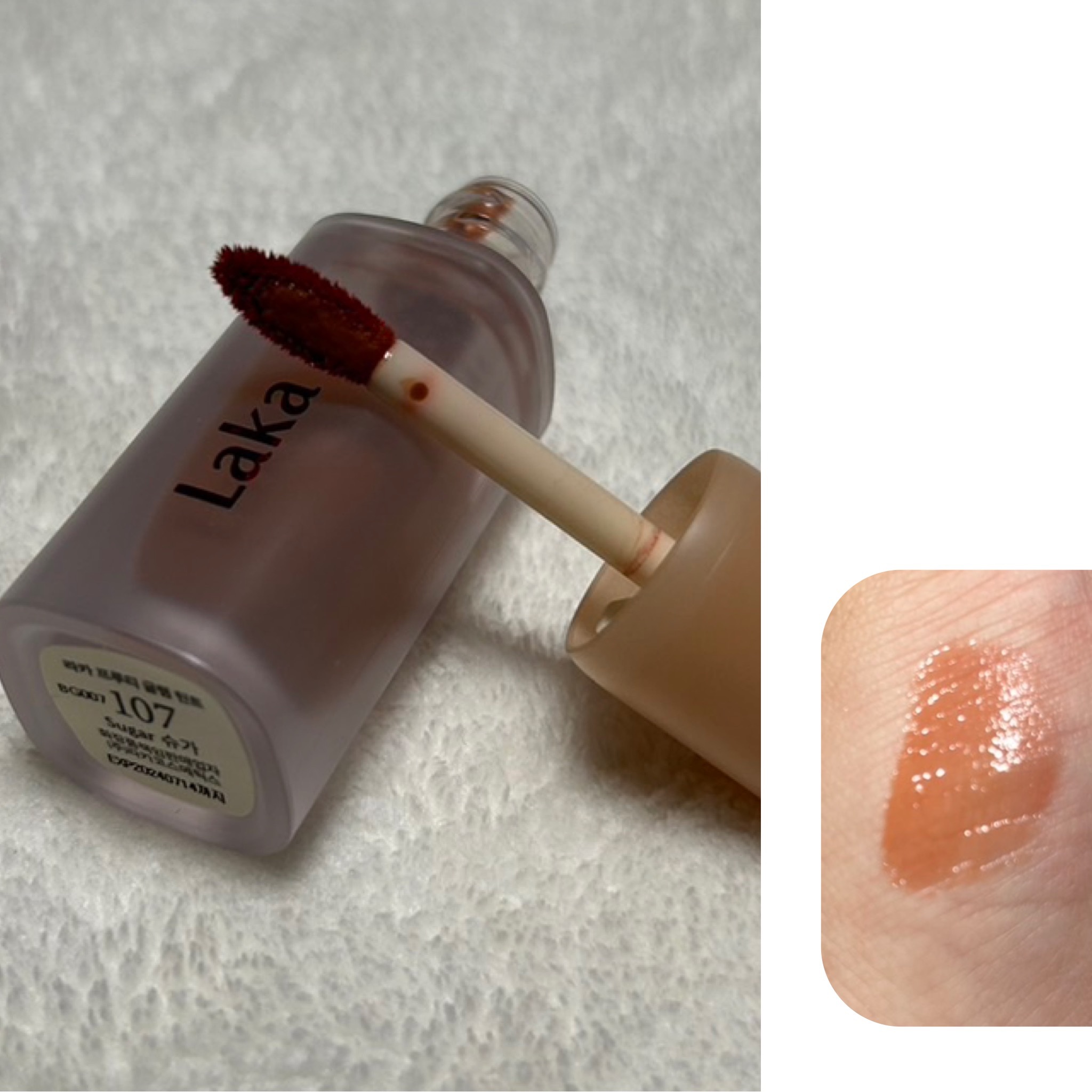 フルーティーグラムティント/Laka/リップティントを使ったクチコミ（2枚目）