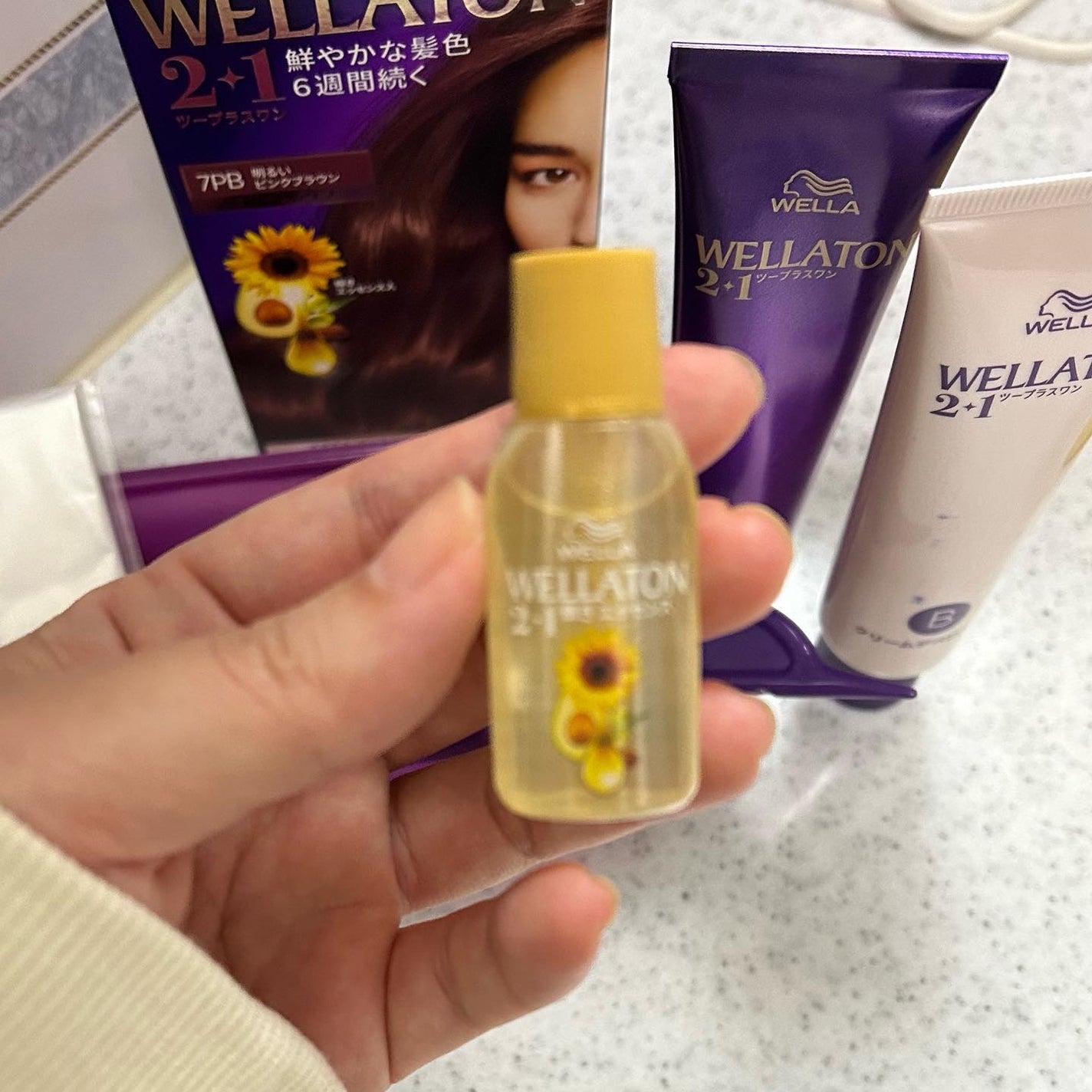 ウエラトーン ツープラスワン クリームタイプ/ウエラ/ヘアカラーを使ったクチコミ(4枚目)