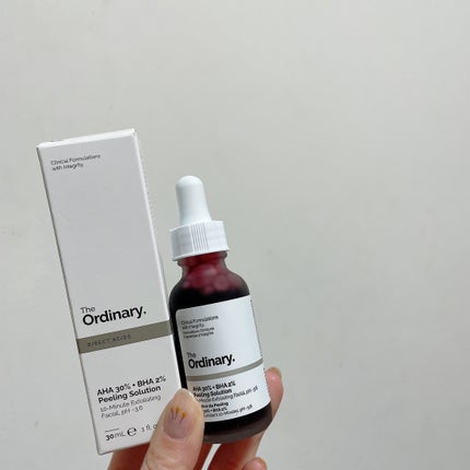 AHA 30% + BHA 2% Peeling Solution/The Ordinary/ピーリングを使ったクチコミ(1枚目)