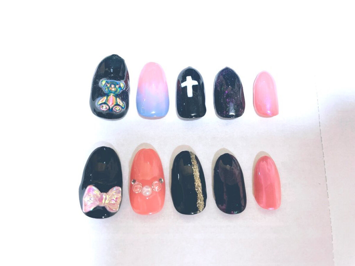 ネイルチップ/DAISO/ネイルチップ・パーツを使ったクチコミ（1枚目）