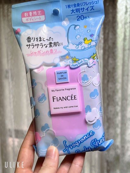 フレグランスボディシート シャボン/フィアンセ/ボディシートを使ったクチコミ(1枚目)
