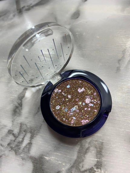 グリッター シャドウ カラー/rom&nd/グリッターを使ったクチコミ(4枚目)