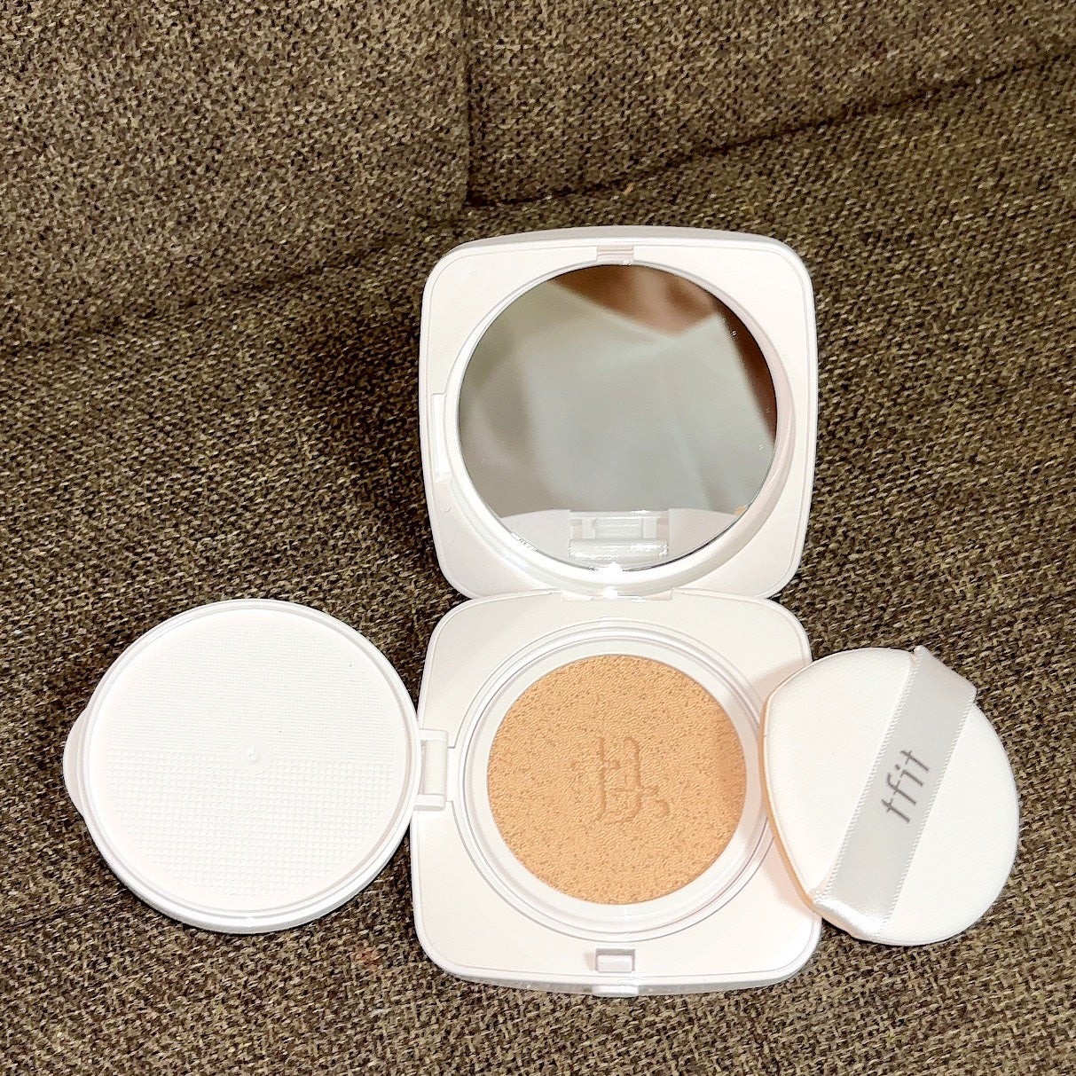 レイヤリングフィットカバークッションEX/TFIT/クッションファンデーションを使ったクチコミ(3枚目)