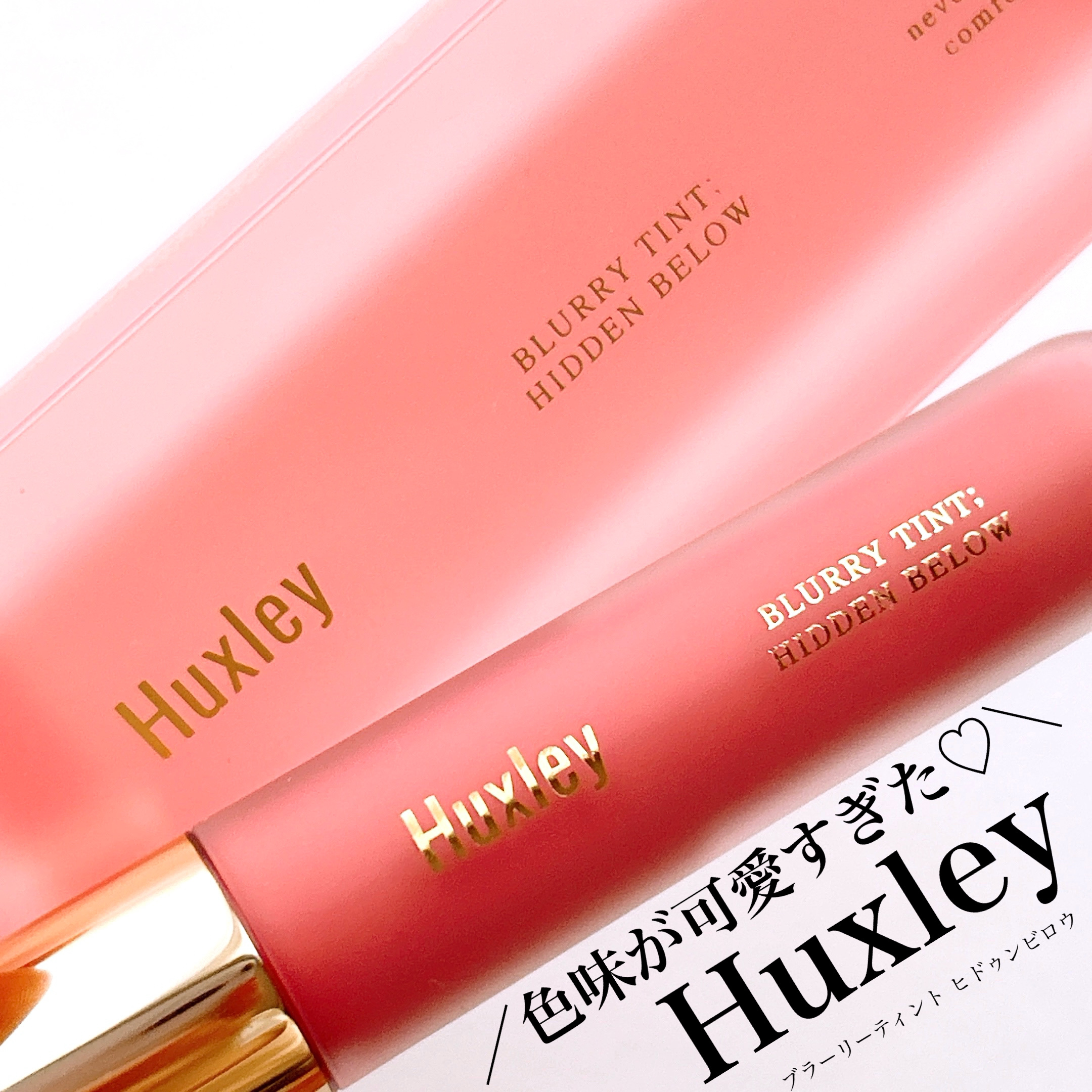 ブラーリーティント ヒドゥンビロウ/Huxley/リップティントを使ったクチコミ（1枚目）