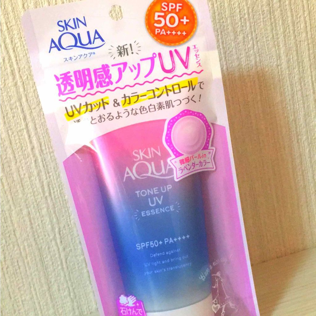 スキンアクア トーンアップUVエッセンス/スキンアクア/日焼け止めクリームを使ったクチコミ(1枚目)
