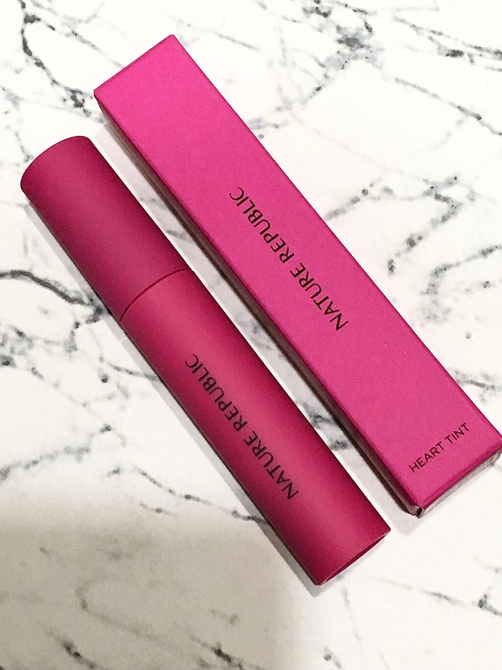 バイフラワーソルベハートティント/ネイチャーリパブリック/リップティントを使ったクチコミ(5枚目)