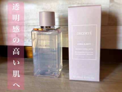 イドラクラリティ 薬用 トリートメント エッセンス ウォーター/DECORTÉ/化粧水を使ったクチコミ(1枚目)