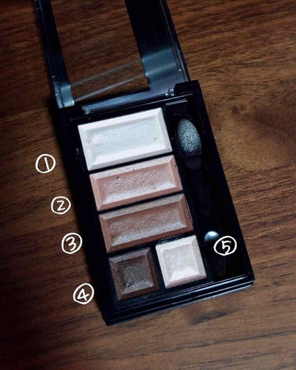 ショコラスウィート アイズ ソフトマット/リンメル ロンドン/アイシャドウパレットを使ったクチコミ(2枚目)