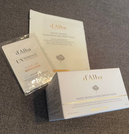 ホワイトトリュフダブルセラムアンドクリーム/ダルバ/フェイスクリームを使ったクチコミ(1枚目)