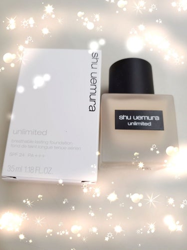 shu uemura  リキッドファンデーション
アンリミテッド　ラスティングフルイド　
SPF24 PA+++
価格‥5940円税込
使い方‥よく振ってから使用　ポンプなので使いやすい❗
こちらセミマ