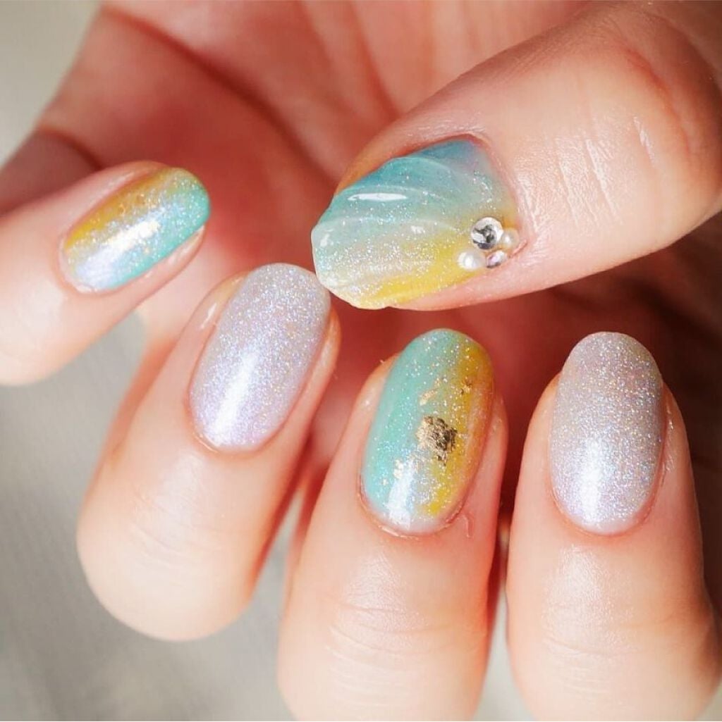 ジェルネイル(ライト対応)/セリア/ジェルネイルを使ったクチコミ(3枚目)