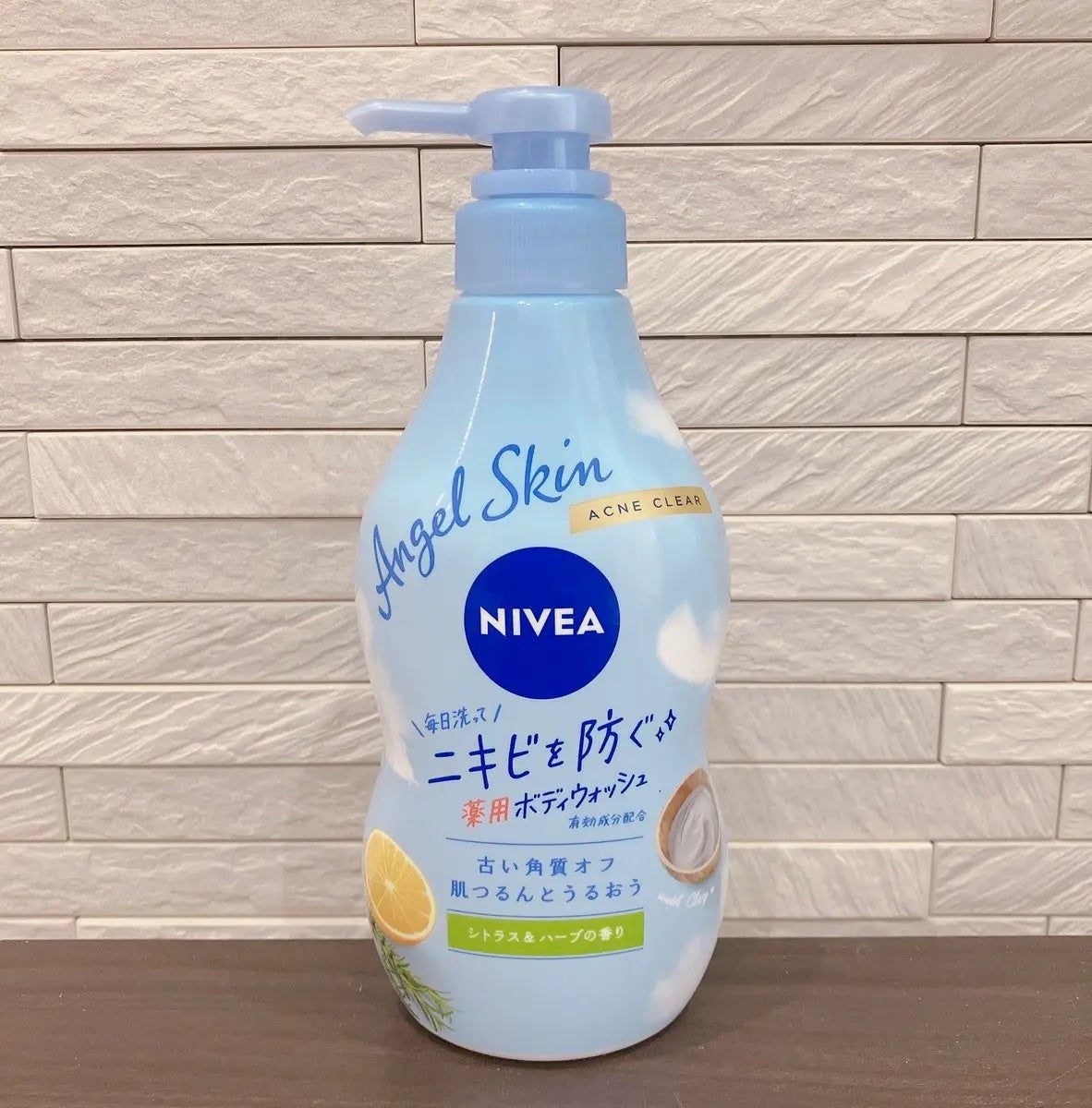 ニベア エンジェルスキン ボディウォッシュ アクネクリア 【医薬部外品】/ニベア/ボディソープを使ったクチコミ(1枚目)