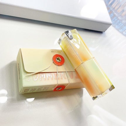 夏禅シリーズ 水光シアーリップスティック/Joocyee/口紅を使ったクチコミ(2枚目)