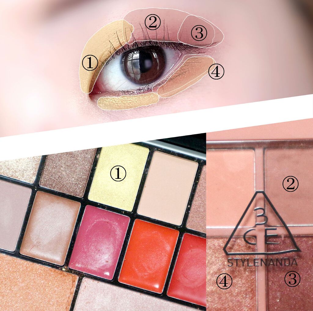 3CE ミニ マルチアイカラーパレット/3CE/アイシャドウパレットを使ったクチコミ(2枚目)